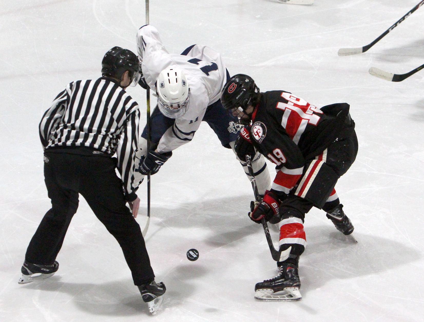 Chi-Hi boys hockey vs Hudson in Wisconsin Rapids 2-29-20